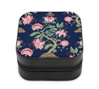 William Morris Jewellery Box Organiser PU Leather Travel Jewellery Case Storage Case