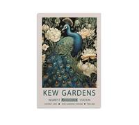 William Morris Kew Gardens Peacock Plant Poster Wall Decor For Bedroom Canvas Painting Bathroom Art Wall Decor 16x24inch(40x60cm)