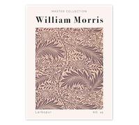 William Morris larkspur Vintage Floral Print Wall Art Poster Arts & Crafts Botanical Flower Home Decor Poster Print (A2 420 x 594mm)