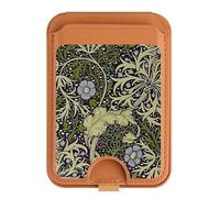 William Morris Magnetic Card Wallet Holder Stand for iPhone 16 15 14 13 Pro Max