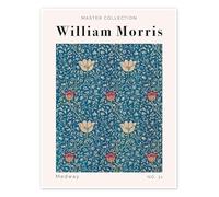 William Morris medway Vintage Floral Print Wall Art Poster Arts & Crafts Botanical Flower Home Decor Poster Print (A5 147 x 210mm)