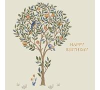 William Morris - Morris & Co. - Exquisite Artistic Intricate Design - Birthday Greeting Card - Blank Inside (KELM SCOTT TREE)