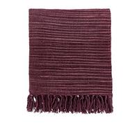 Morris & Co SEASONS BY MAY WOVEN THROW 150X200CM AUBERGINE
