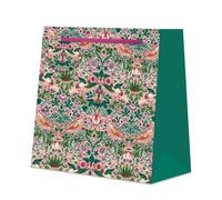 William Morris Pink Blush Strawberry Thief Med Gift Bag
