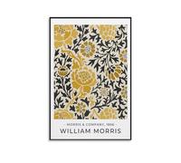 William Morris Poster Abstract Leaf Flower Botanical Canvas Painting Museum Print Art Canvas Painting Decor Wall Print Photo Home Modern Decorative 16x24inch(40x60cm)