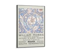 William Morris Poster Blue Purple Floral Posters Canvas Painting Poster Wall Art Decorative Picture Prints Modern Decor 12x18inch(30x45cm)