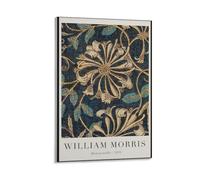 William Morris Poster - Retro Honeysuckle Print - Flower Pattern Art Print Photo Art Painting Canvas Home Decorative Bedroom Modern Decor 08x12inch(20x30cm)