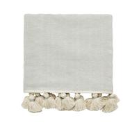 William Morris Pure Torshavn Woven Throw, Silver