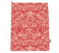 William Morris Raspberry Strawberry Thief Cotton Tea Towel William Morris Multicolor