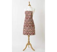 William Morris Red Strawberry Thief Cotton Drill Floral Apron
