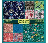 William Morris scrapbook paper part 2, 8.5x8.5, 10 Designs, 20 Double-Sided Sheets: Scrapbooking Paper for Junk Journals, Decorative craft Paper for ... & Mixed Media, Origami, Collage & Card Making