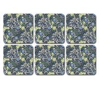 William Morris Seaweed Coasters - Set of 6