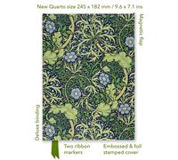 William Morris: Seaweed (Foiled Quarto Journal)