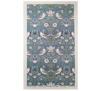 William Morris Set of 2 Blue Strawberry Thief Tea Towels Blue