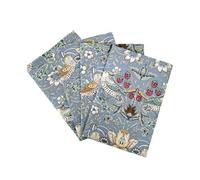William Morris Set Of 4 Strawberry Blue Minor Napkins