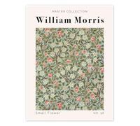 William Morris small flower Vintage Floral Print Wall Art Poster Arts & Crafts Botanical Flower Home Decor Poster Print (A5 147 x 210mm)