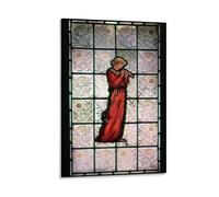 William Morris - Stained Glass Minstrel Canvas Art Poster And Wall Art Picture Print Modern Family Decor Posters 16x24inch(40x60cm