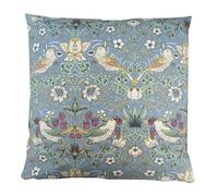 WILLIAM MORRIS Strawberry Thief Blue Cushion And Poly Pad