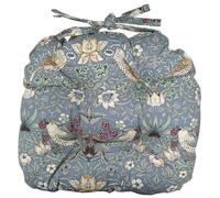 WILLIAM MORRIS Strawberry Thief Blue Piped Seat Pad