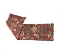 William Morris Strawberry Thief Crimson Cotton Wheat Bag - Microwavable Heat Pack - 100% Cotton, Lavender Scented, English Wheat - Made in England - The Wheat Bag Company