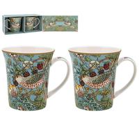 William Morris Set Of Two Strawberry Thief Mugs LP96636A