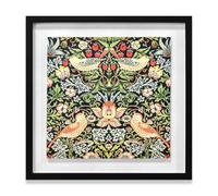 The Art Group William Morris Strawberry Thief 40X40 Framed Wood Plaque, Multi