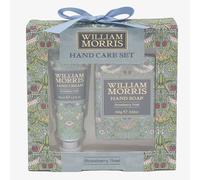 The Leonardo Collection Wm. Morris Strawberry Thief Teal Hand Cream And Body Lotion Strawberry Thief Hand Care 40Ml + 100G Strawberry & Bay For All Type Skin | Vegan Essentials For Women & Men