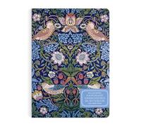 William Morris Strawberry Thief Handmade Embroidered B5 Journal