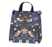 William Morris Strawberry Thief Insulated Lunch Bag, Height Approx 24cm Width 23cm from Portico Designs