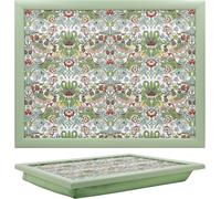 William Morris Strawberry Thief Lap Tray Cushioned TV Dinner Tray Breakfast Bed