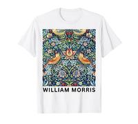 William Morris Strawberry Thief Poster Vintage Tapestry T-Shirt