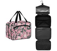 William Morris Style Brunch Peach Hanging Kits for Men with Hook for Backpacking