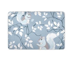 William Morris Style Squirrel Baby Blue Baby Bed Pad Highly Absorbent Potty Training Mattress Pad Machine Washable Cradle Mattress for Kids Adults Pets , 52" L x 34" W para viajar