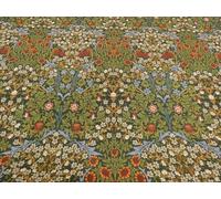 William Morris Tapestry Fabric Upholstery Cushion Curtains (A5 Sized Sample, Blackthorne Forest)