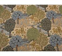 William Morris Tapestry Fabric Upholstery Cushion Curtains (A5 Sized Sample, The Brook Natural)