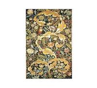 William Morris Tapestry Nouveau Owl Art Vintage Woodland Animals Enchanted Forest Painting by John Henry Dearle Poster Bedroom Canvas Decor Print Wall