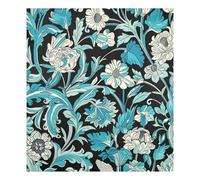 William Morris Teal Flower Decorative dishwasher magnet cover reusable magnets cover refrigerator holiday decor Imán para lavavajillas 23x26in