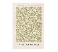 William Morris to Satiate Life, To Strive for death Vintage Floral Print Wall Art Poster Arts & Crafts Botanical Flower Home Decor Poster Print (A4 210 x 297mm)