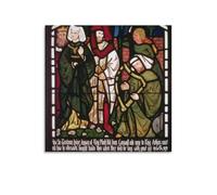 William Morris - Tristan And Isolde The Fair at The Court of King Arthur from Poster Print Art Wall Painting Canvas Posters Modern