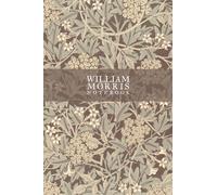 William Morris Vintage Composition Notebook. jasmine. 6x9 inch format, 120 blank white pages. Art and craft style: For notes, travel, drawings, school, college, university, journal