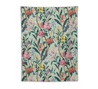 William Morris Vintage Floral Tapestry Wall Hanging,Birds Butterflies and Bees Botanical Flower Pattern Modern Wall Art Decor,Retro Floral Home Decoration for Bedroom Living Room Dorm W40 x 60H in