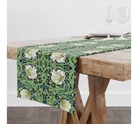 William Morris Vintage Flower Table Runner, Beautiful Vintage Boho Floral Tree Plant Pattern Dinner Runner for Home Kitchen Dining Table Decoration 13x90 Inch