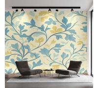 William Morris Wallpaper for Living Room, Vintage Floral Wall Mural for Bedroom 250x175 cm, Non-Woven Photo Wallpaper, Home Decor D&O93