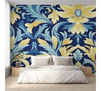 William Morris Wallpaper for Living Room, Vintage Floral Wall Mural for Bedroom 400x280 cm, Non-Woven Photo Wallpaper, Home Decor D&O89