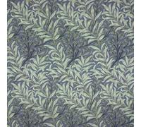 William Morris Water Repellant Outdoor Fabric Durable & UV Resistant 150cm Wide - COD046 - Willow Bough Charcoal - A5 Sample