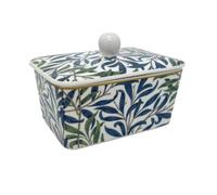 William Morris Willow Bough Fine China Butter Storage Dish & Lid - 14.5cm