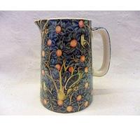 William Morris Woodpecker Birds Half Pint jug Made by Heron Cross Pottery