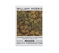 William Morris Yellow Grape Leaf Poster And Prints Wall Art Bedroom Prints Home Decor Hanging Picture Canvas Painting 12x18inch(30x45cm)