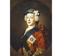 William Mosman Prince Charles Edward Stuart 1720 Large Wall Art Print Canvas Premium Poster Mural