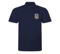 William of Orange Battle of The Boyne King Billy Embroidered Men's Polo Shirt - Battle of The Boyne Red Hand of Ulster Shirt Embroidery (UK, Alpha, 3XL, Regular, Regular, Navy)